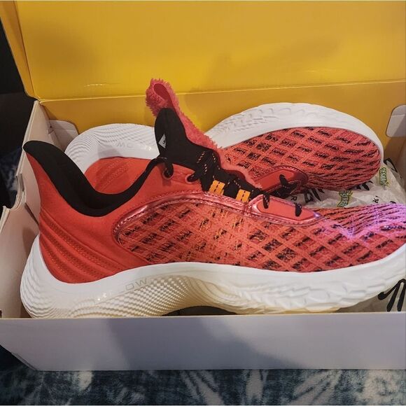 New Mens Size 12 - Under Armour  Curry 9 Street Pack - Elmo 2022 Limited EDITION - Picture 3 of 9